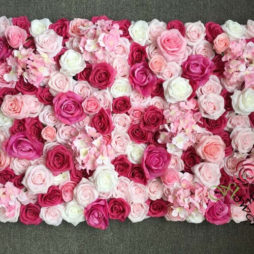 Artificial Flower Wall Backdrop for Wedding Arrangement Etsy