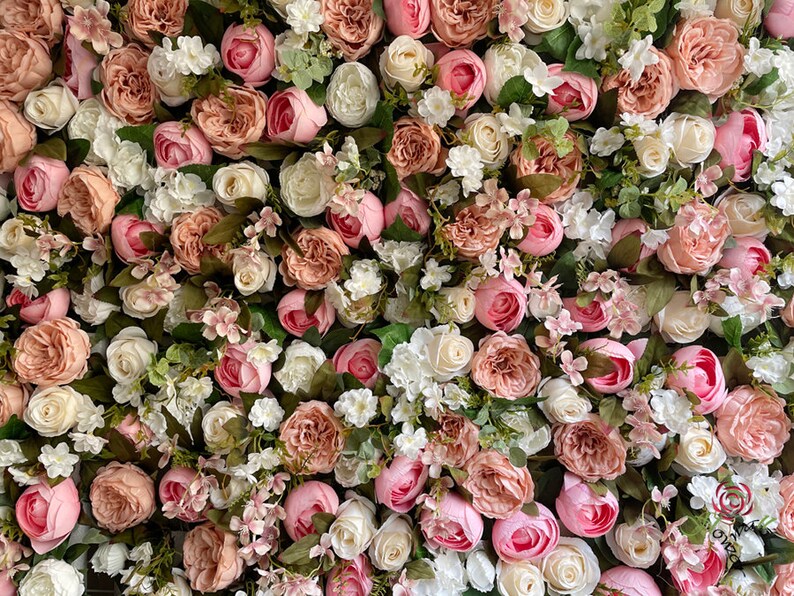 Flower Wall wedding Flower Wall baby Shower Decor flower Etsy