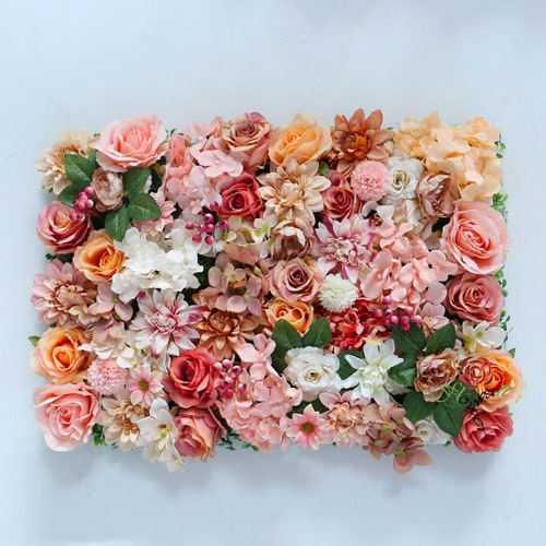 Red Flower Wall Backdrop for Wedding Arrangement Photography Etsy