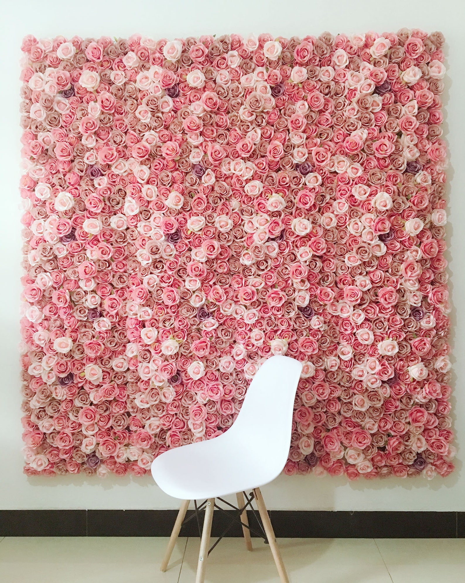Handmade Artificial Flower Wall for Wedding Photography | Etsy