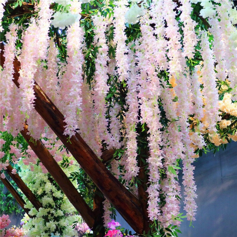 125cm/49 Lilac Wisteria Garland Hanging Flowers for Etsy