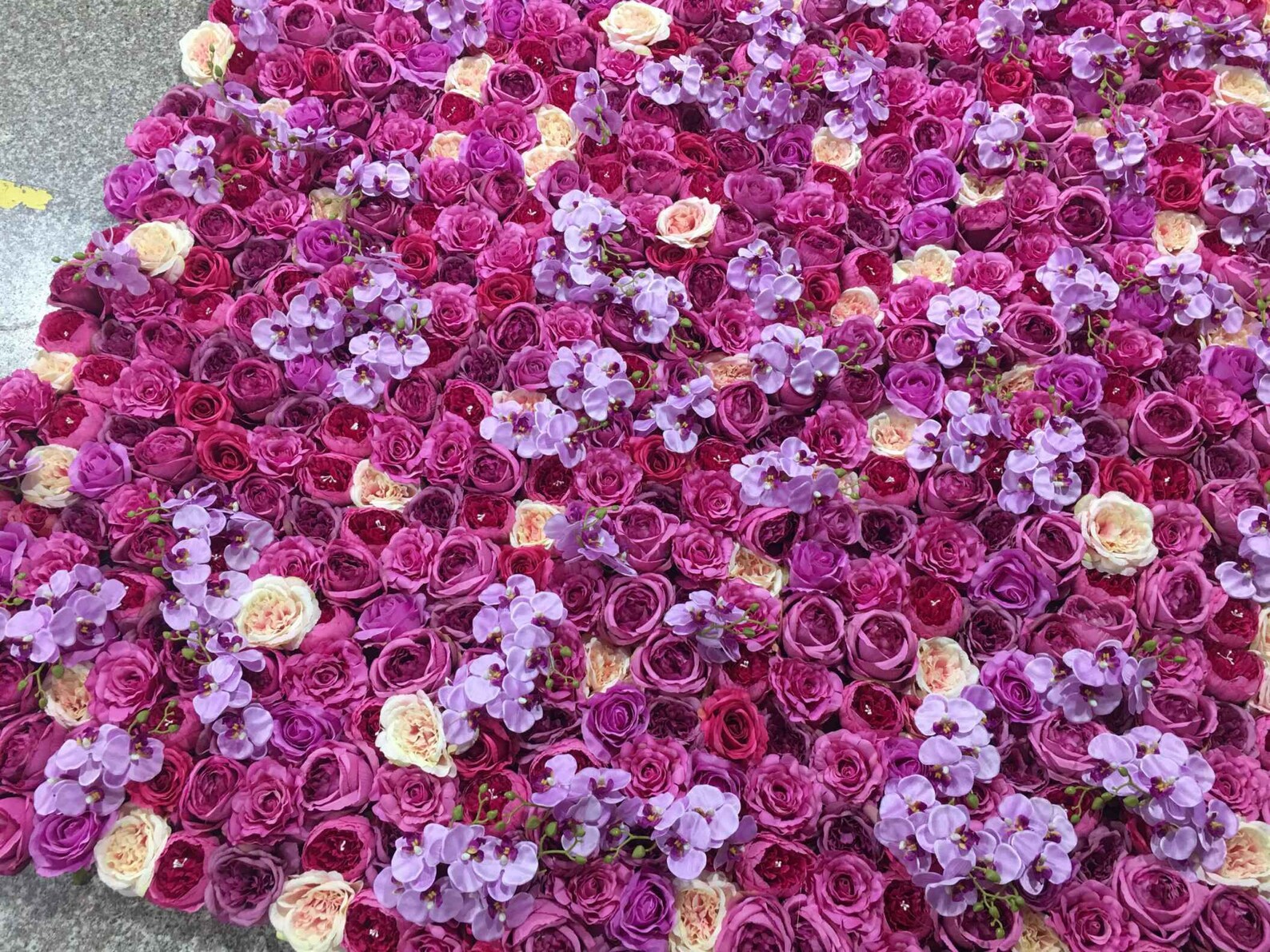 Artificial Flower Wall Decor Flower Wall Backdrop Floral Etsy