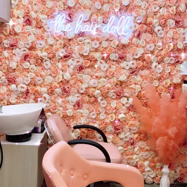 Artificial Flower Wall Backdrop for Baby Shower Floral Wall Etsy