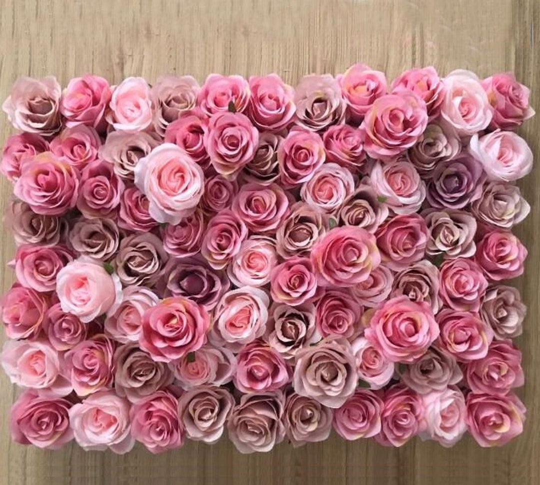 Handmade Artificial Flower Wall for Wedding Photography Backdrops Rose