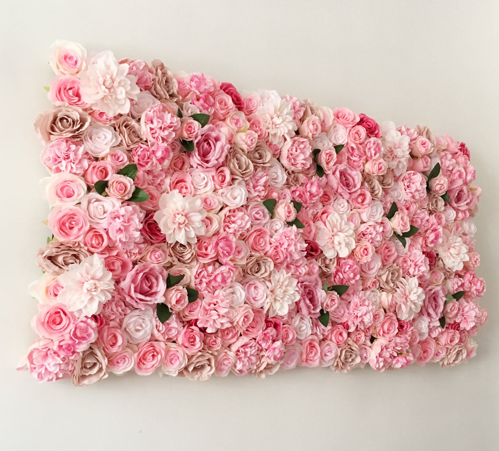 Pink Artificial Flower Wall Backdrop for Baby Shower Flower Etsy