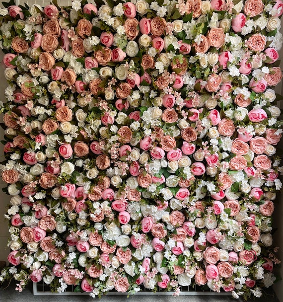 Flower Wall wedding Flower Wall baby Shower Decor flower Etsy