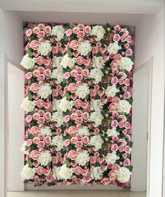 marca derrocamiento Perseguir Panel de fondo de pared de flores rosas para decoración de - Etsy España
