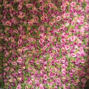 Artificial Flower Wall Backdrop for Wedding Arrangement Photography Flowers For Event Baby Shower Simulation Floral Background Panel 40*60CM