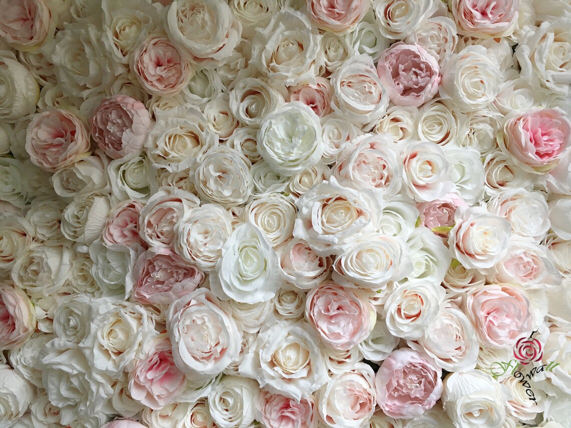 Artificial Flower Wall Backdrop for Wedding Arrangement Etsy