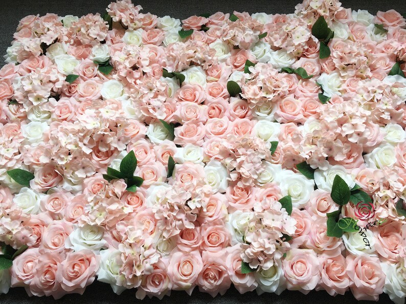 Flower Wallwedding Flower Wall Baby Shower Decorflower Wall Etsy