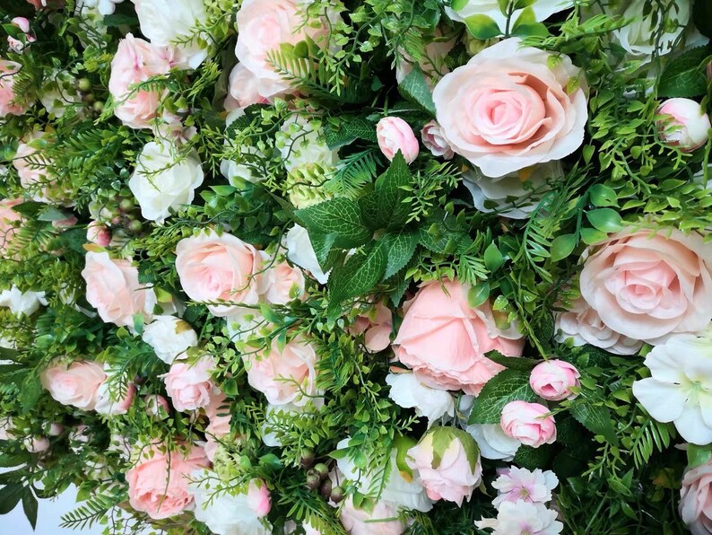 Artificial Flower Wall Backdrop for Wedding Arrangement Etsy