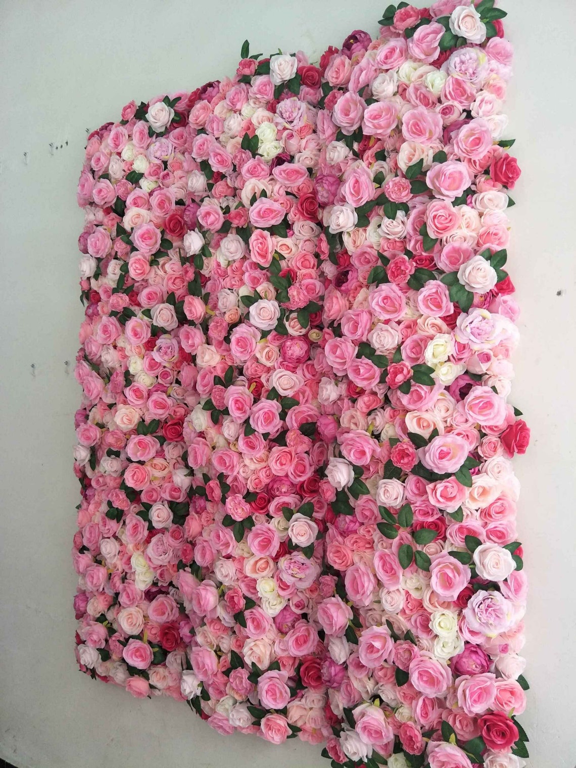 Silk Floral Backdrop for Wedding Arrangement Rose Artificial Etsy