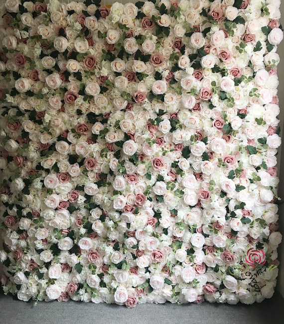 Weiße Rosen-Fotohintergrund (2,8x1,8 M) – Für Hochzeit, Valentinstag & Partys