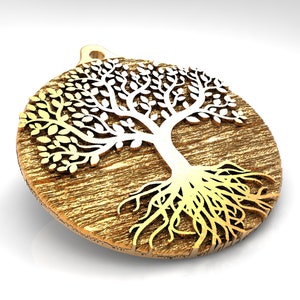 Tree of life 3d model for CNC