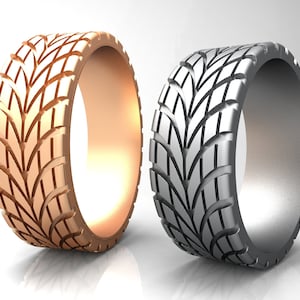 There are 19 ring sizes in this lot, US/Canada sizes 5 to 14, diameter 15.6mm to 23mm, textured rings - 10 STL files ready for download
