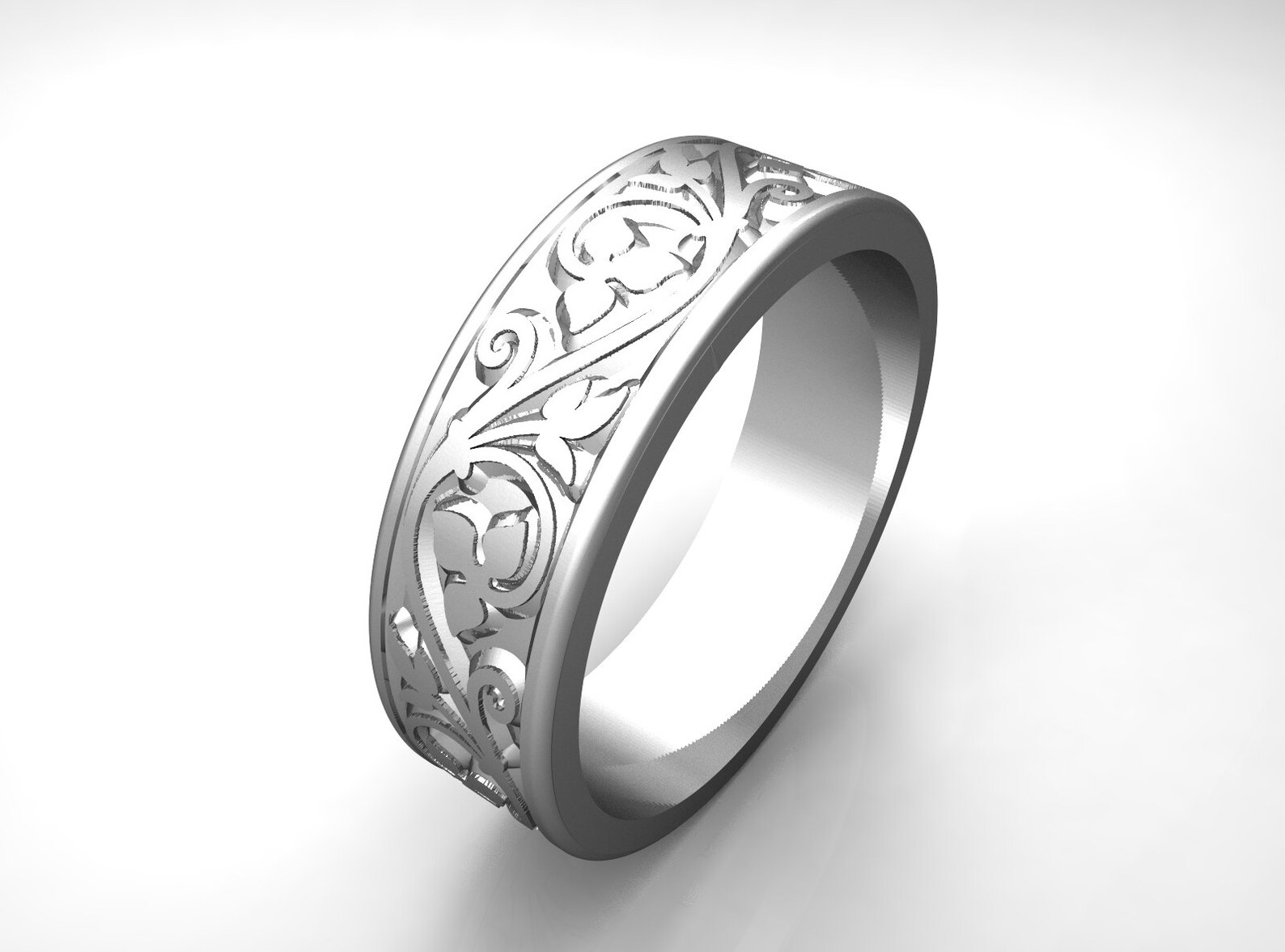 3D Jewelry Design STL File Wedding Ring Vintage Design Engagement Ring ...