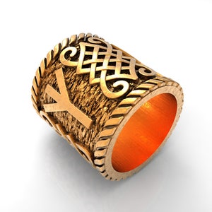 3d Stl Datei - Runen Perle - Otal Perle - Wikinger Perlen - Bartperlen - Perlen für Armbänder - Perlen für Spitze