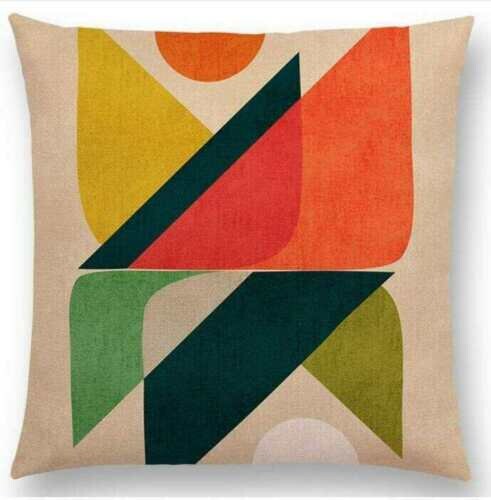 Retro Vintage Design Scandinavian geometric abstract screen printed C…