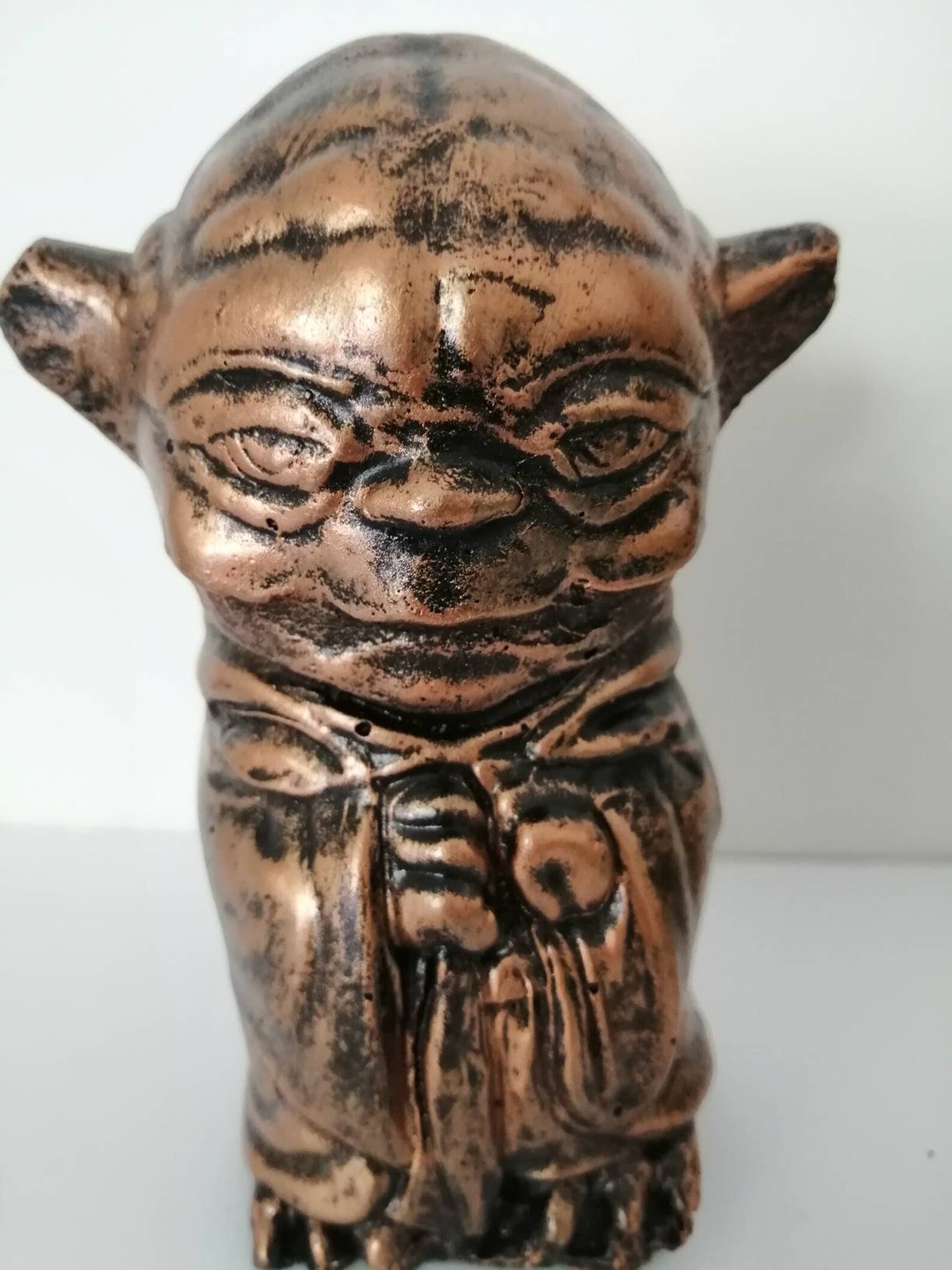 SALE. Star Wars Yoda garden Ornament. Incredible detail. Hand Etsy