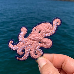 Octopus Chenille Patch