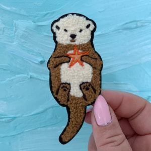 Sea Otter Chenille Patch