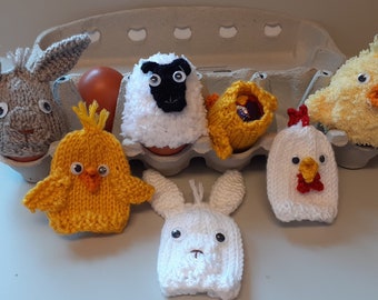 Easter egg/sweet cosies, pdf knitting pattern