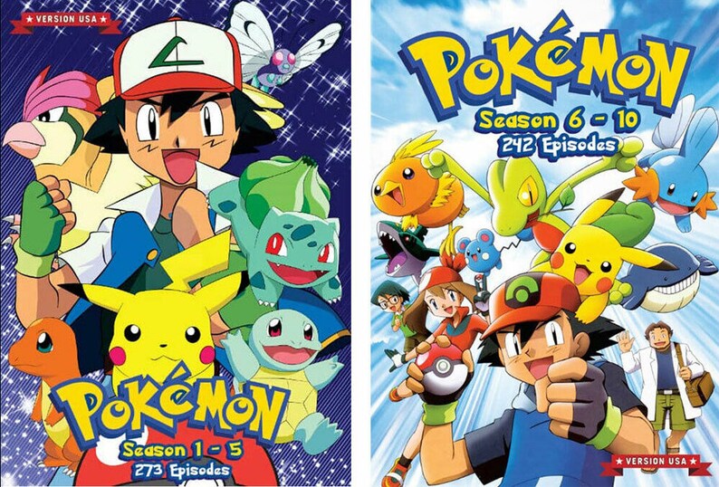Anime Dvd Pokemon Season 1 10 Volume Us 515 English D End Free Shipping New