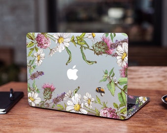 Valentines Day Gift Vinyl Glossy  Weatherproof Matte Open Flower Book MacBook decal Best Friend Gift