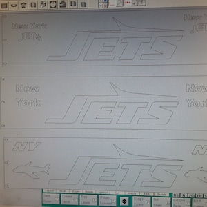 30 inch New York Jets fire pit image 1