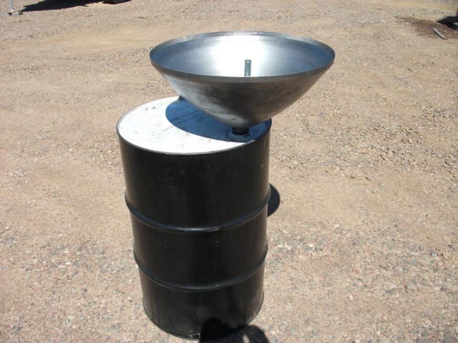 55 Gallon Drum Cone. 16 gauge 23 inch diameter 1.5 inch Etsy