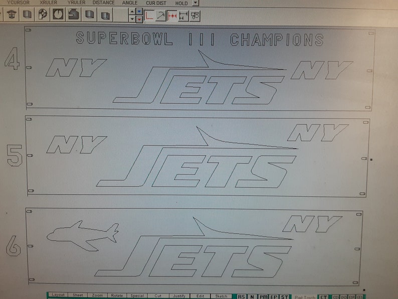 30 inch New York Jets fire pit image 2