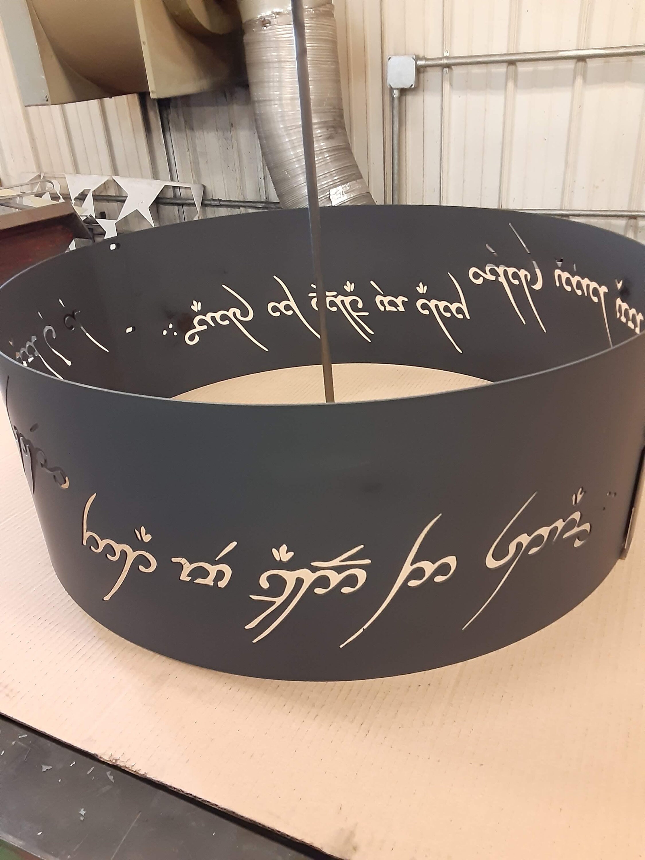LOTR Lord of The Rings fire pit Etsy