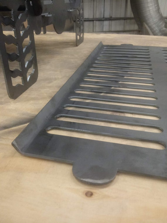 Jeep Fire Pit And Grill 11 Gauge Steel Heavy Duty Take Apart Etsy