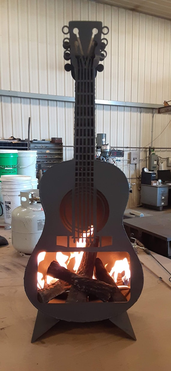 Propane Guitar Fire Pit. Etsy