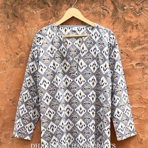 Indian Hand Block Printed Dress, Indian Cotton Dress, Printed Dress, Boho Hippie Dress, Hand Printed Dress, Indian Cotton Long Gown, DH-145