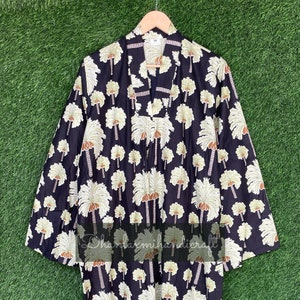 Women&#39;s Floral Dress Summer Dress, Plus Size Dress, 100% Cotton Dresses, V-Neck Casual Loose Dress Tunics Printed Dress With Pockets Dress,