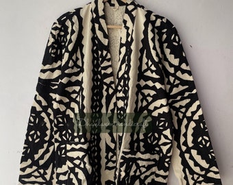 Cotton Cutwork Jacket Coat, Hand Stitched Applique Jacket Cotton Cutwork Jacket Coat, Hand Stitched Applique Jacket