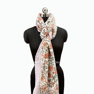 Indian Cotton Hand-Block Pareo, Handmade Summer Sarong Wrap, Beach Coverup, Party Wear Scarf, Vegetable color Assorted print Sarong,