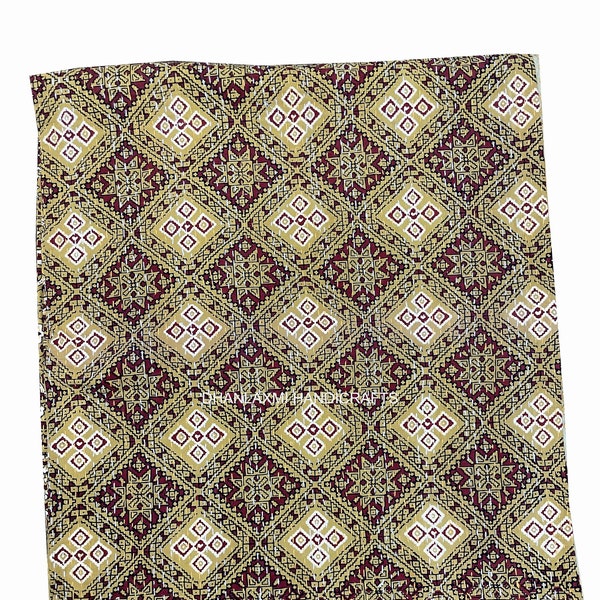 Hand Stitched Cotton Quilts, Bedding Throw Blankets, Ajrakh Kantha Bed-Cove Quilt, Queen Size Bed-sheet, Upcycled Quilts, Home Decorative,