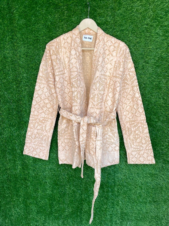 ジャケット・アウター CUTWORK EMBROIDERY JACKET Cutwork Designer Jacket, Short Patchwork Jackets, Vintage