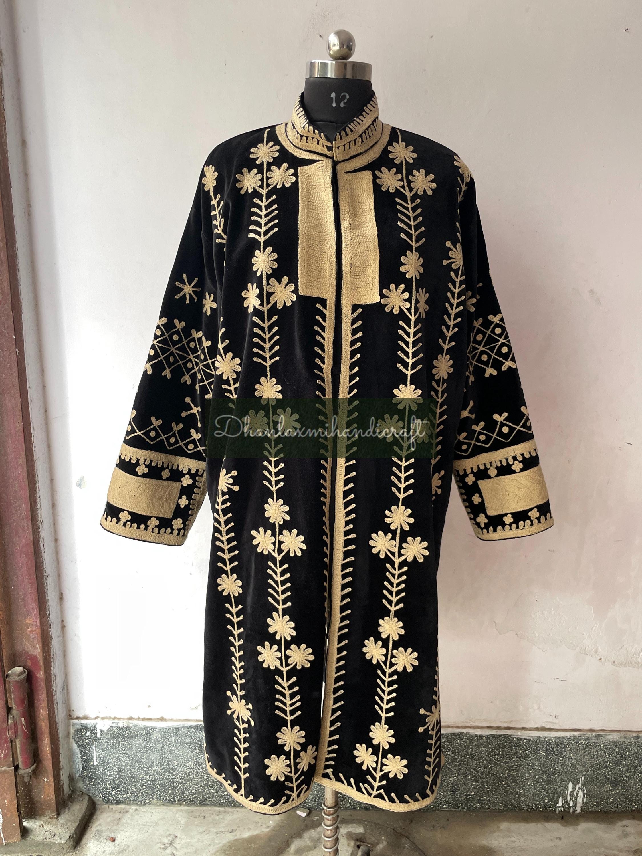 00's バーニングス ショー 刺繍 ベルト コート ジャケット 裏地チェック 00's バーニングス ショー 刺繍 ベルト コート ジャケット 裏地