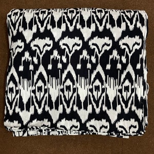 Indische 100% Baumwolle Weiche Stoffe, Ikat Siebdruck Stoff By Yards, Nähstoff, Kleid Material, Rock, Pyjama, Tischdecken, Roben,