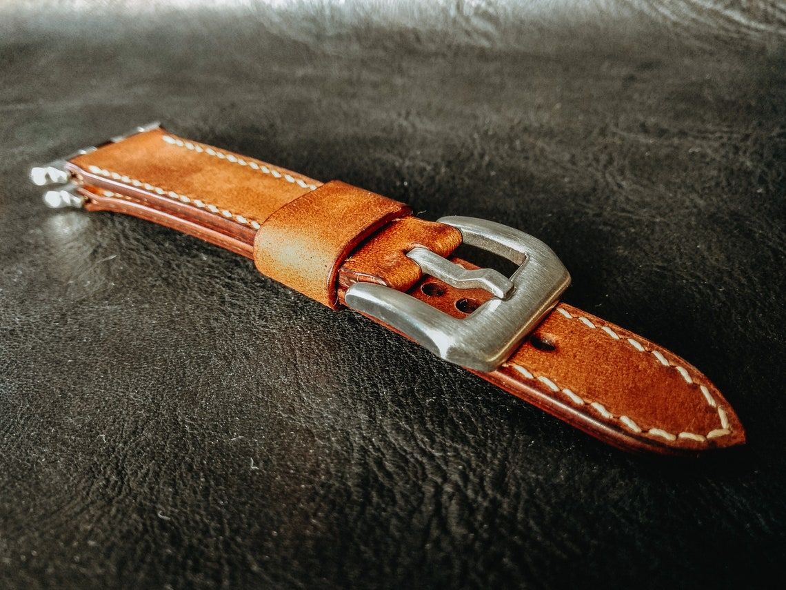 Apple Watch Panerai Strap Band 38/40 42/44 Handmade Genuine Etsy