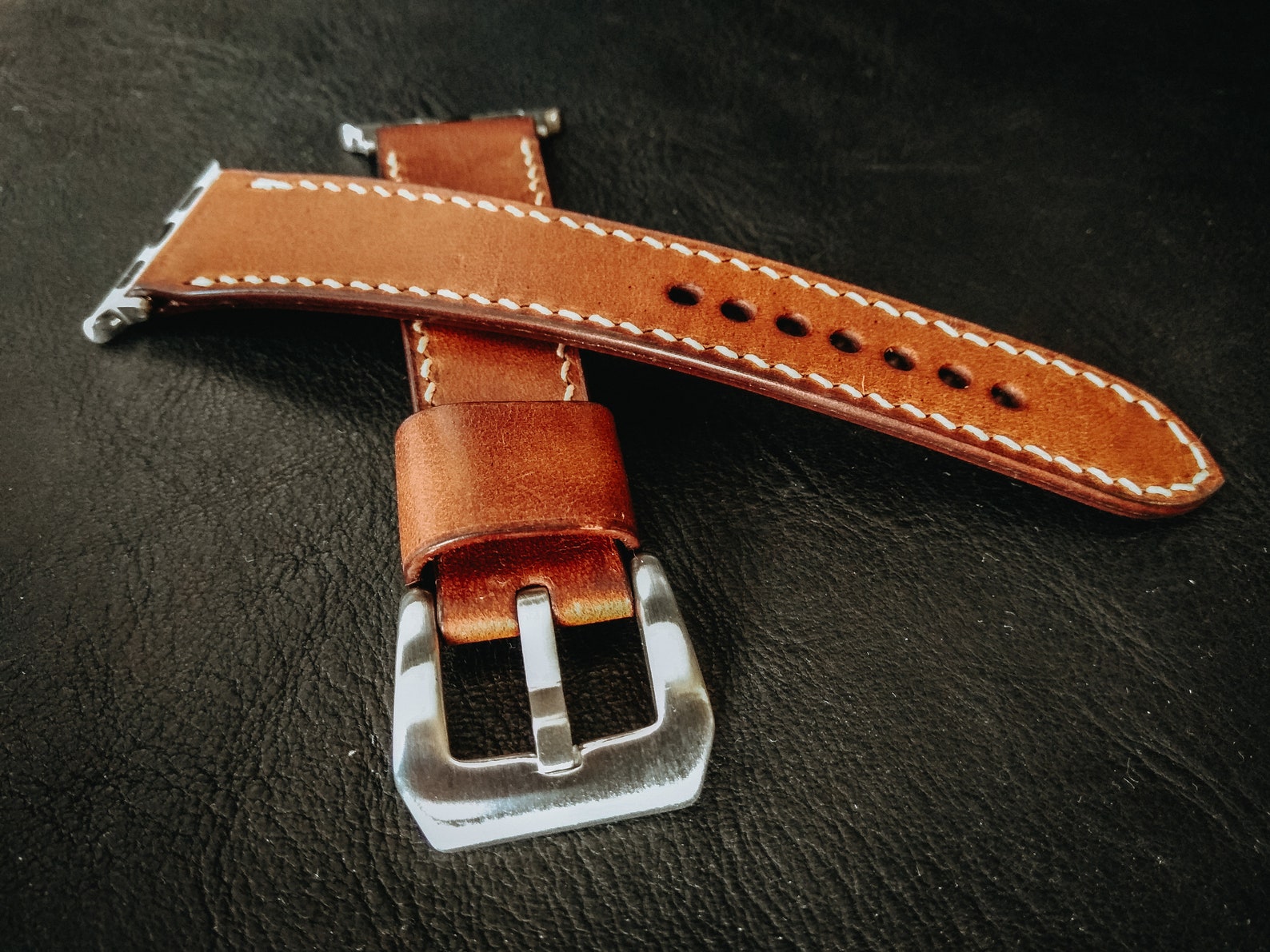 Apple Watch Panerai Strap Band 38/40 42/44 Handmade Genuine Etsy