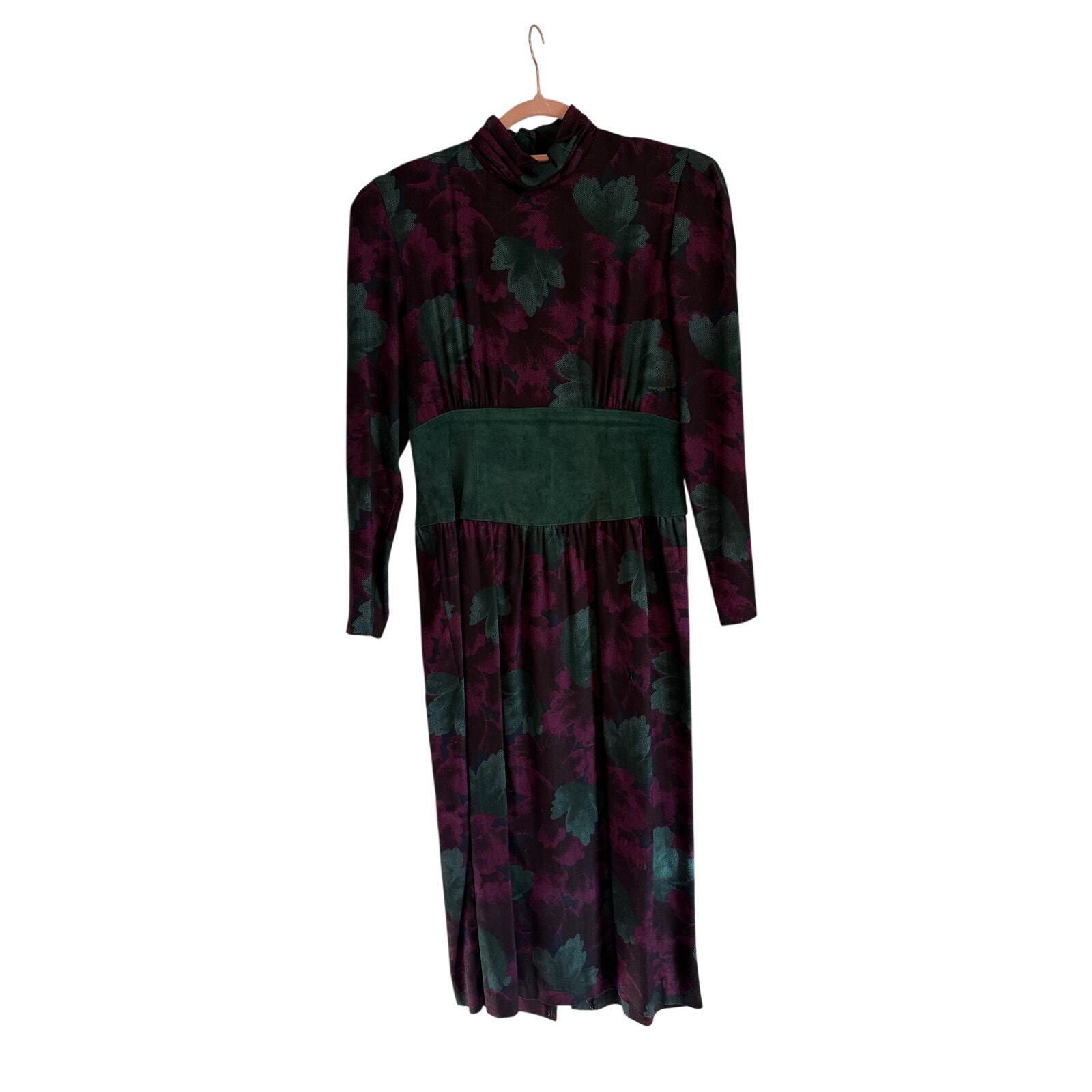 slim fit dress slacks Bloom Modest Floral Dress main image 0