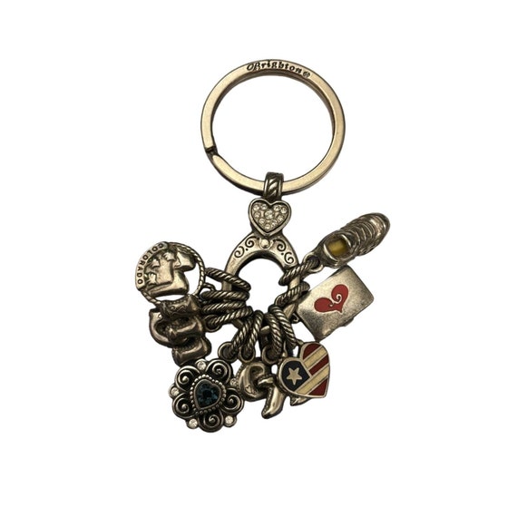 Vintage Brighton Charm Keychain Etsy