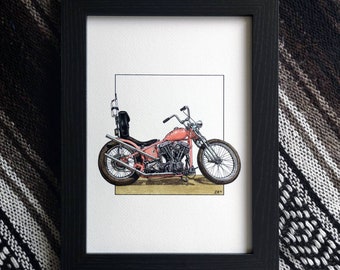 Glen's Shovelhead "Tiger Prawn" liefdadigheidsprint