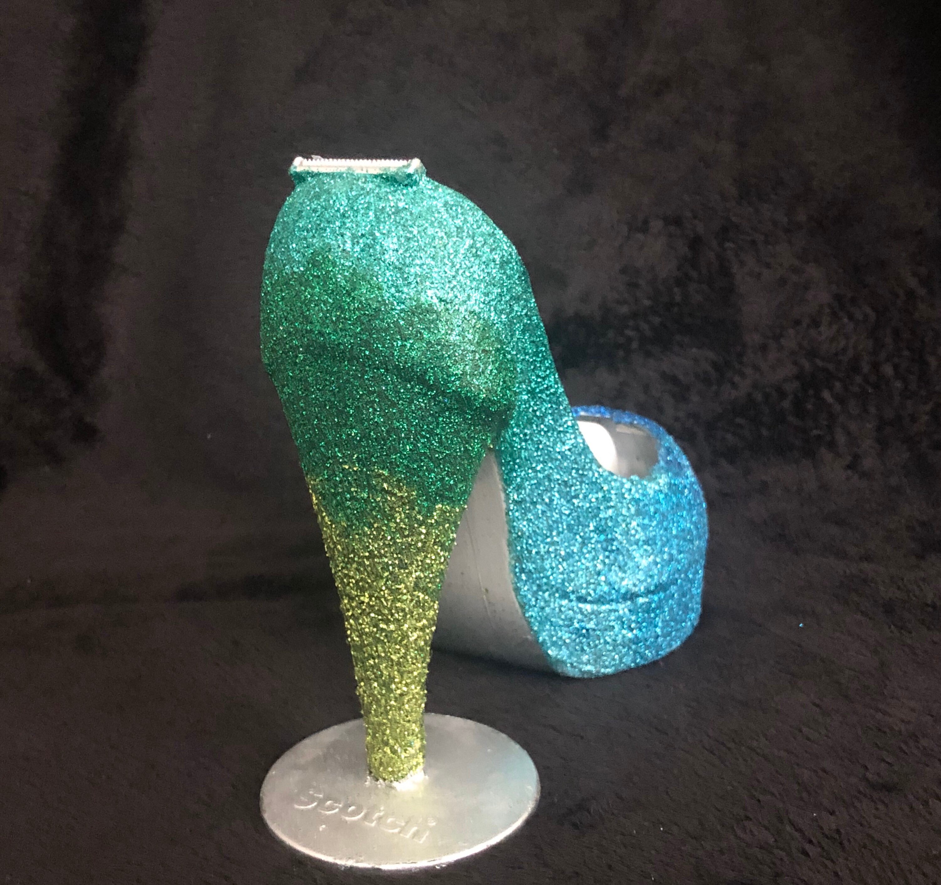 MERMAID STILETTO tape High Heel Tape Dispenser Ombre Etsy