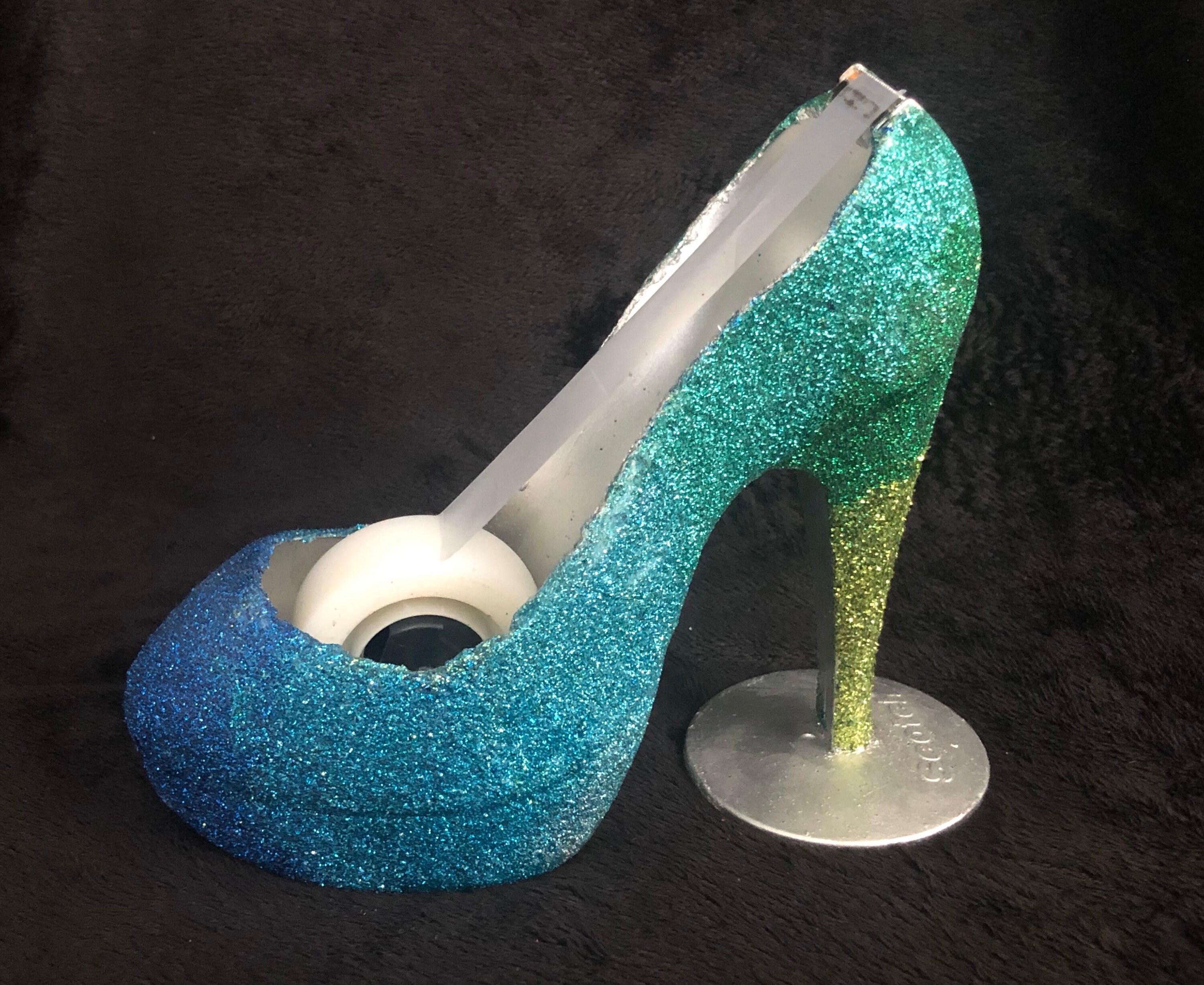 MERMAID STILETTO tape High Heel Tape Dispenser Ombre Etsy