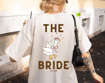 Bachelorette party shirt, bachelorette party for women, bachelorette party goose bride, team shirts, bride shirt, The Bride, bachelorette party for women, wedding, accessories, gift for crew